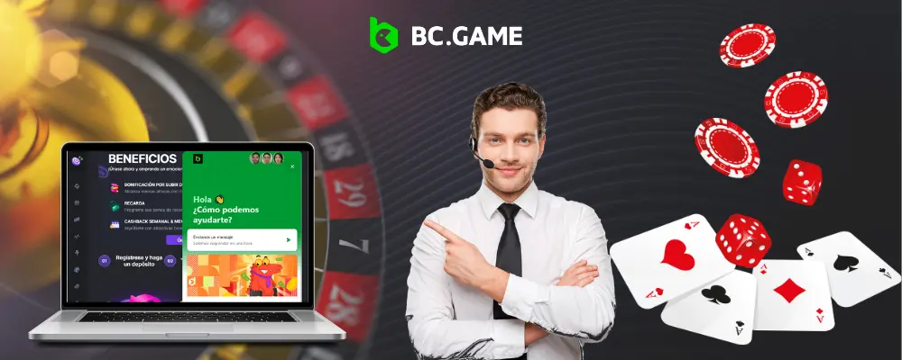 Información de contacto - BC.Game Casino 