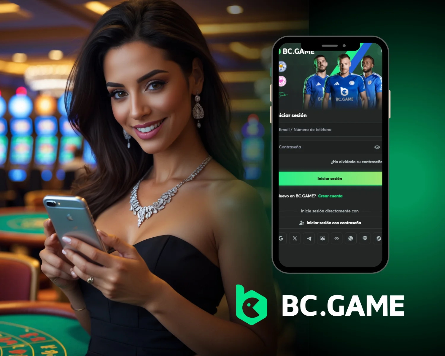 Iniciar sesión en BC Game