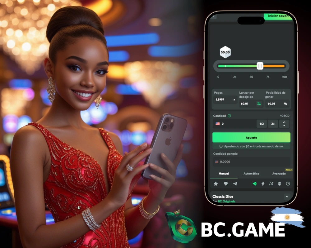 Cómo jugar a los dados en BC Game